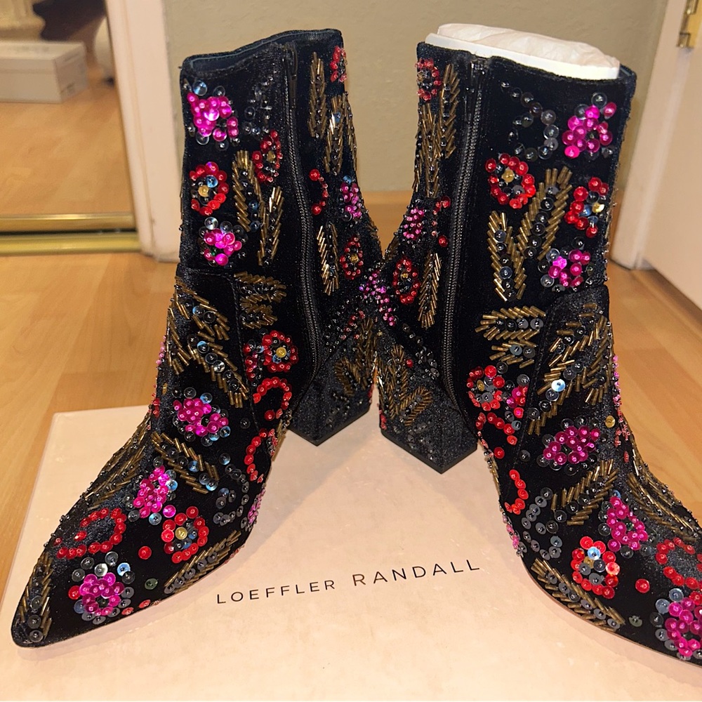 Authentic Loeffler Randall Embellished Boots